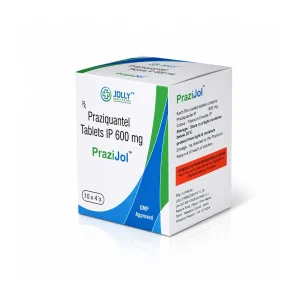 PraziJol Praziquantel Tablets IP 600mg - 40 Tablets